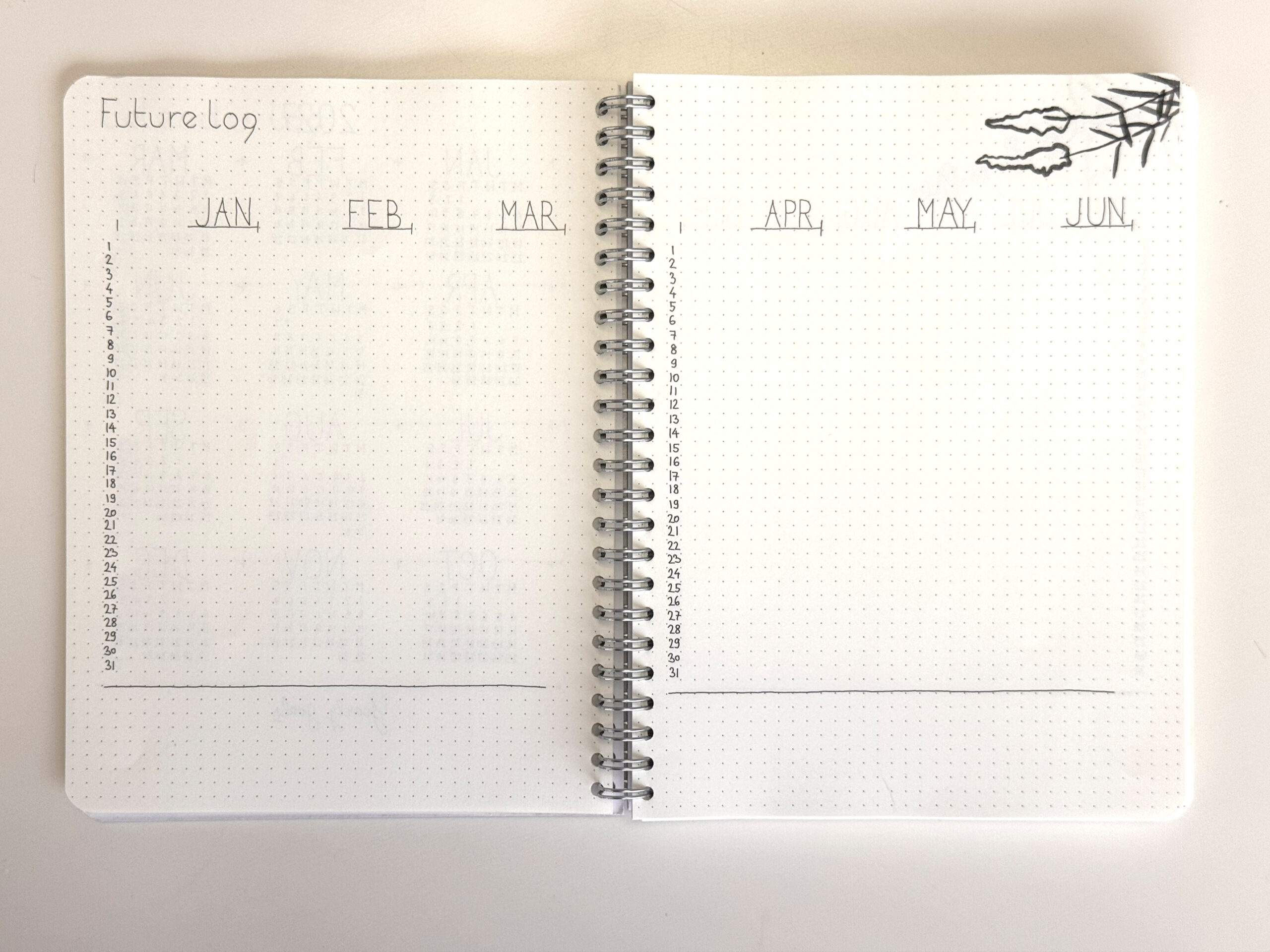 ART+ spiral planer 2026/27 - kraljevsko plavi - Slika 3