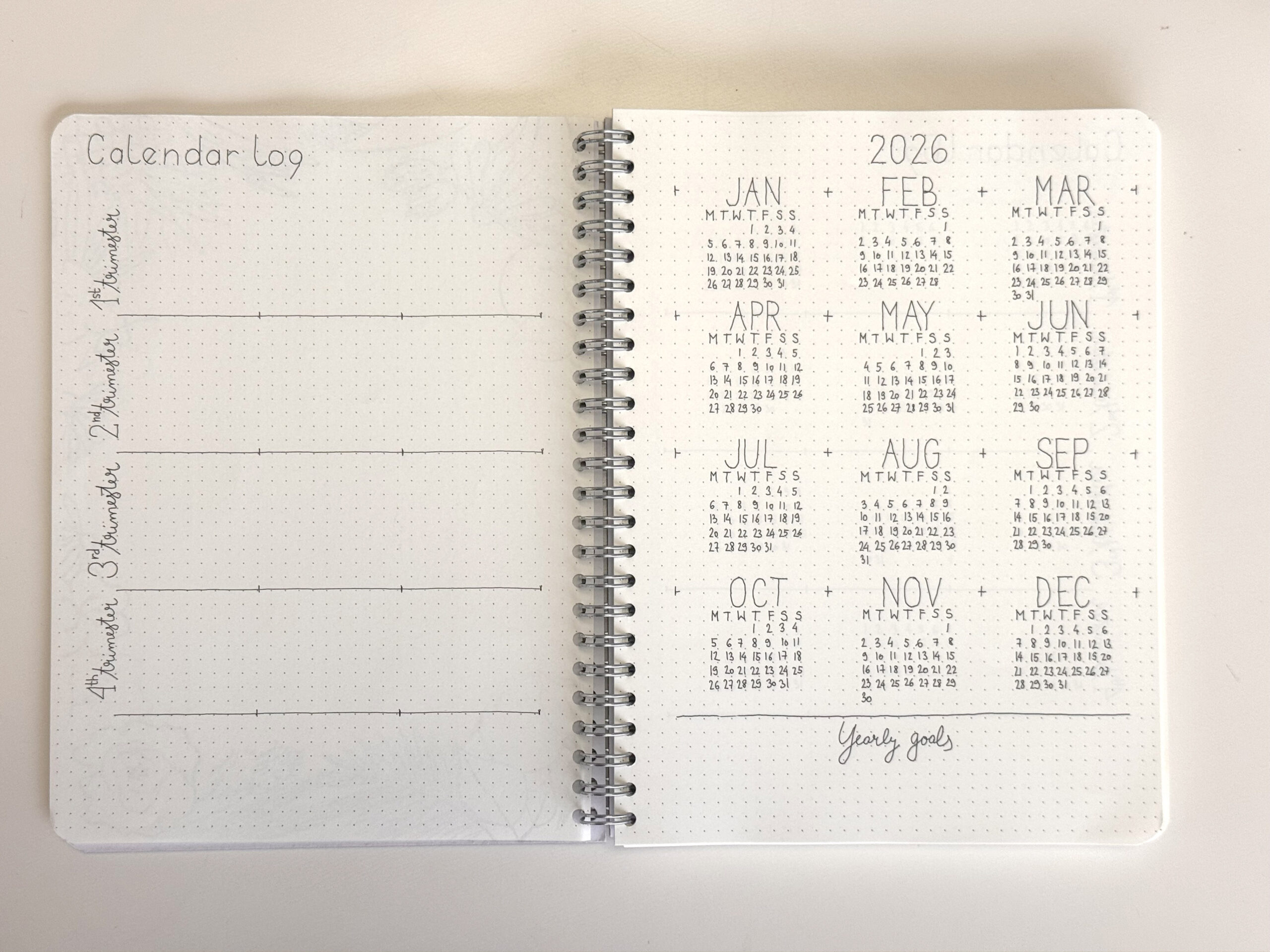 ART+ spiral planer 2026/27 - kraljevsko plavi - Slika 2